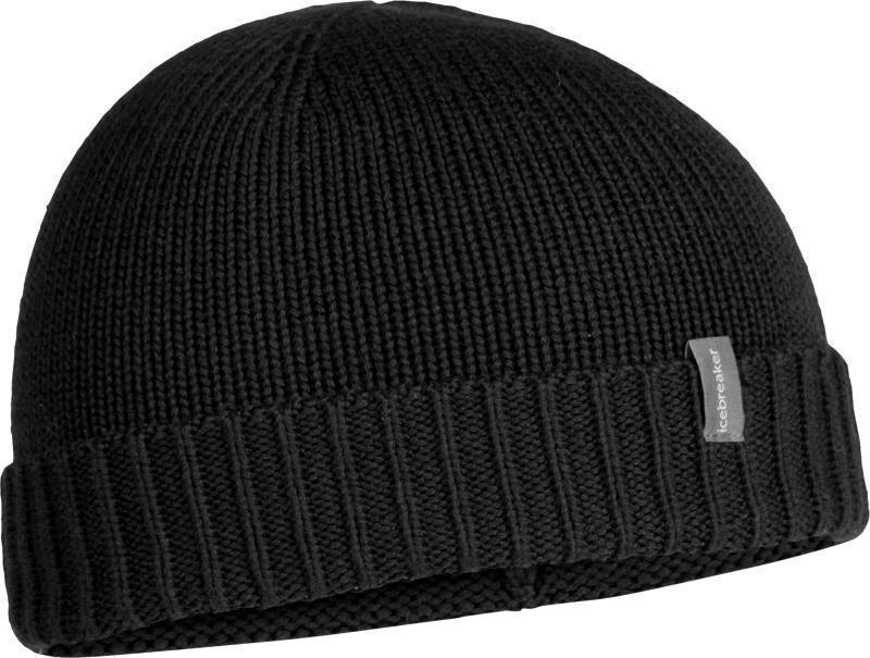 Vela Cuff Beanie - Black 1