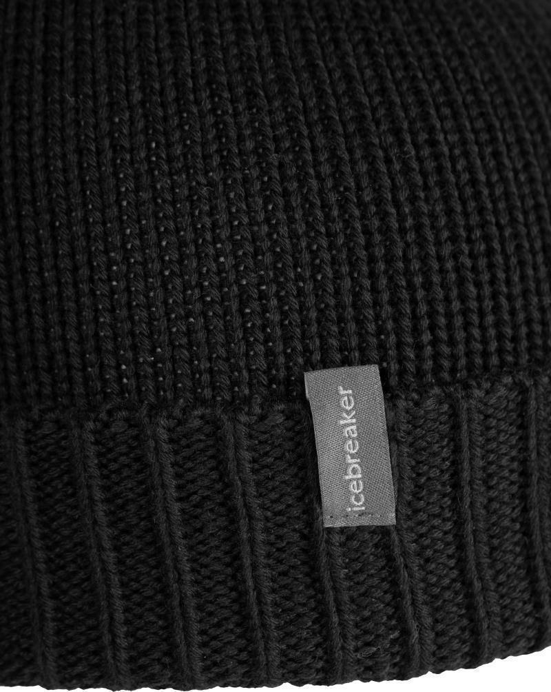Vela Cuff Beanie - Black 2