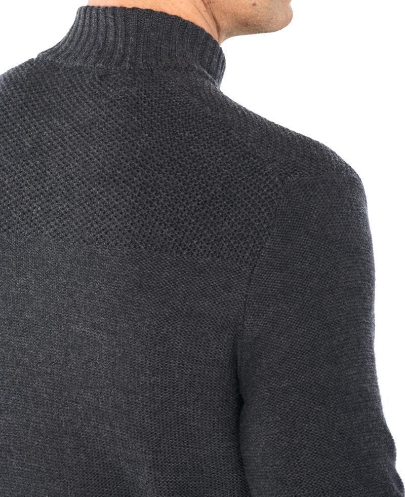Waypoint LS Half Zip - Mens - Char Heather 6