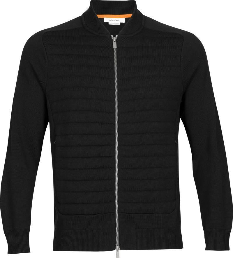 ZoneKnit Insulated Knit Bomber - Mens - Black 1