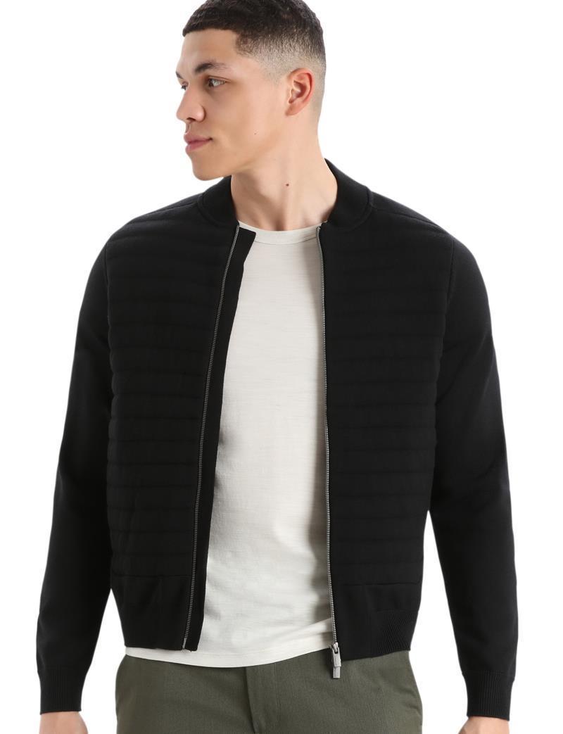 ZoneKnit Insulated Knit Bomber - Mens - Black 4