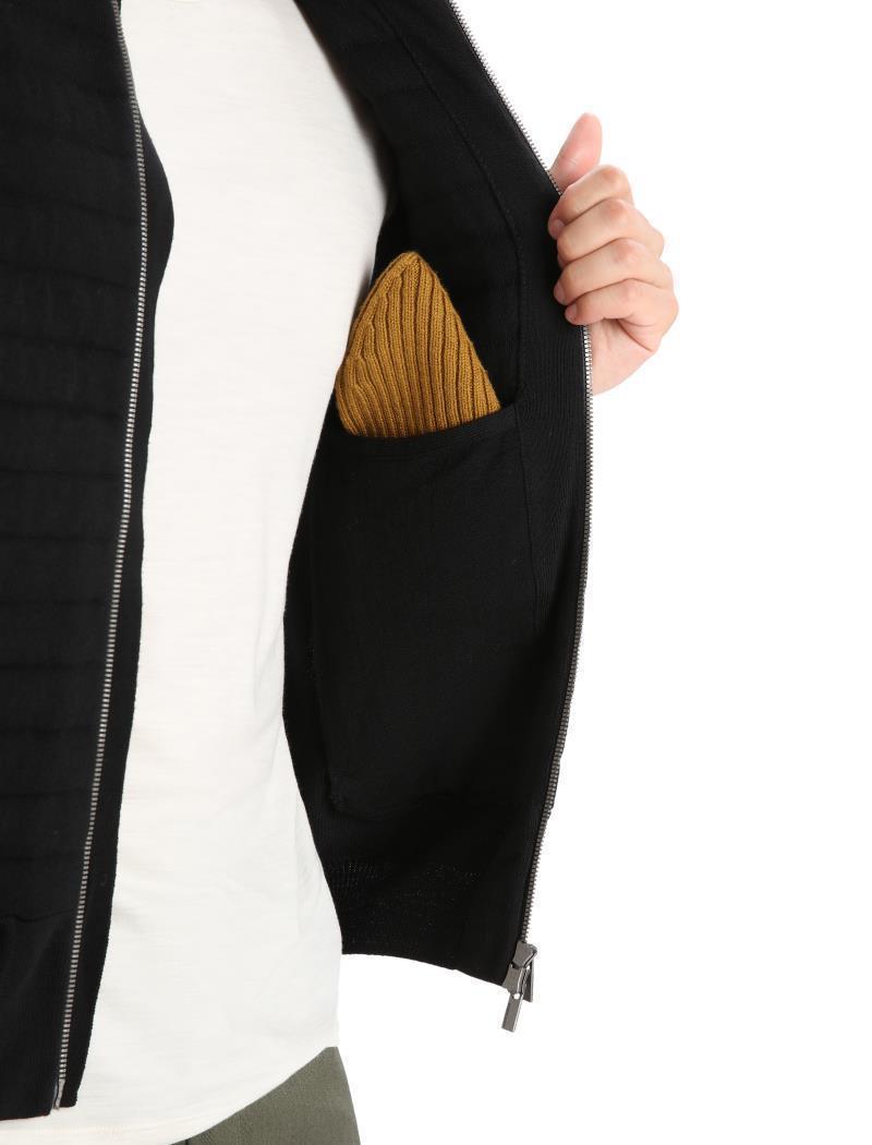 ZoneKnit Insulated Knit Bomber - Mens - Black 9