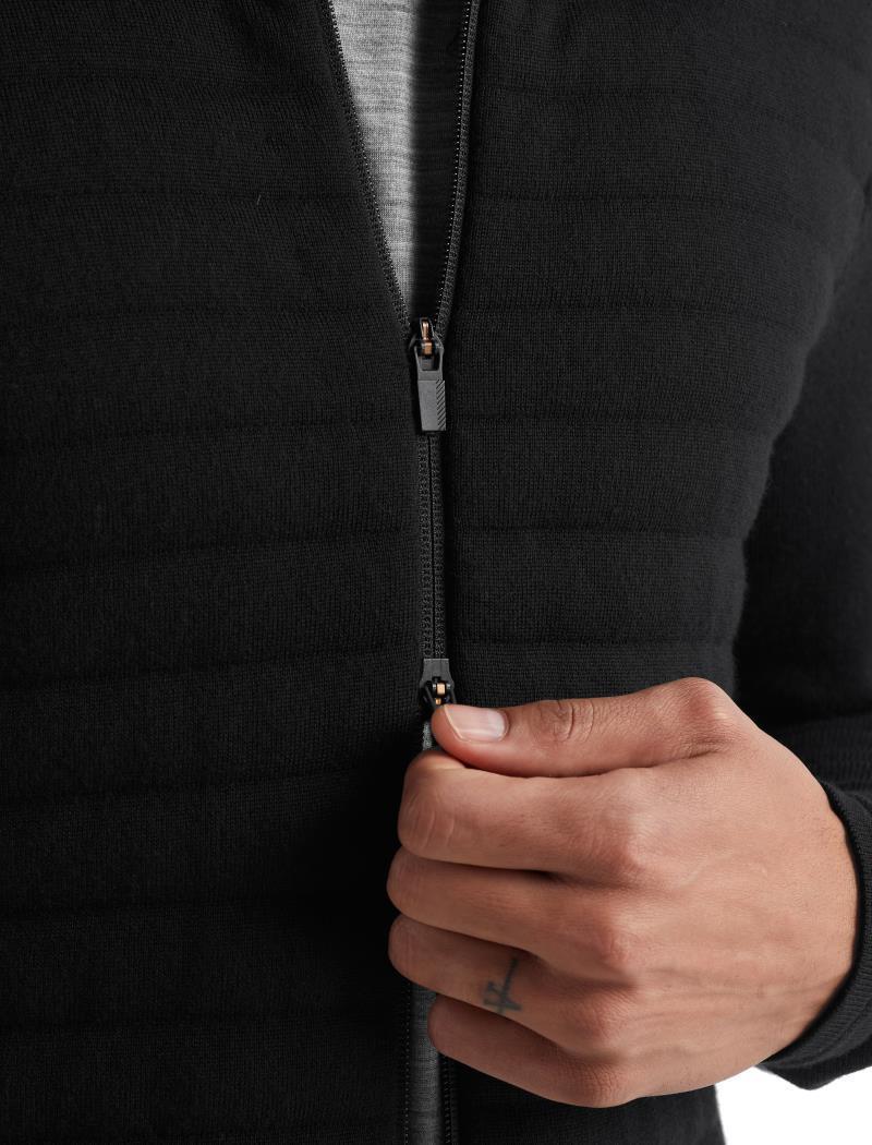 ZoneKnit Insulated LS Zip Hoodie - Mens - Black 9
