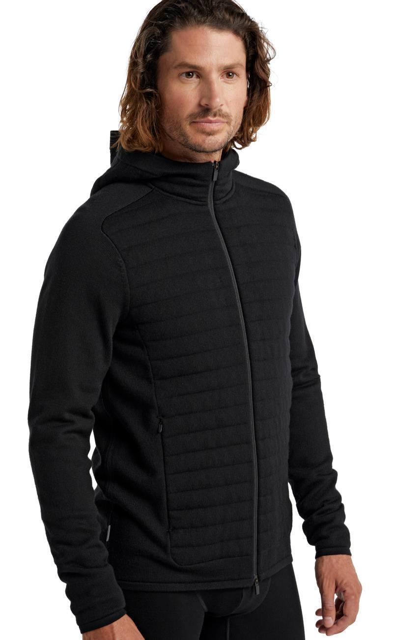 ZoneKnit Insulated LS Zip Hoodie - Mens - Black 2