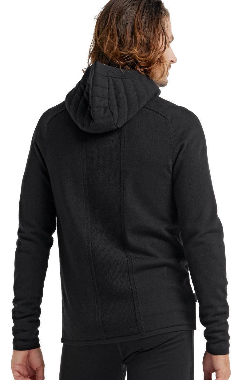 ZoneKnit Insulated LS Zip Hoodie - Mens - Black 3