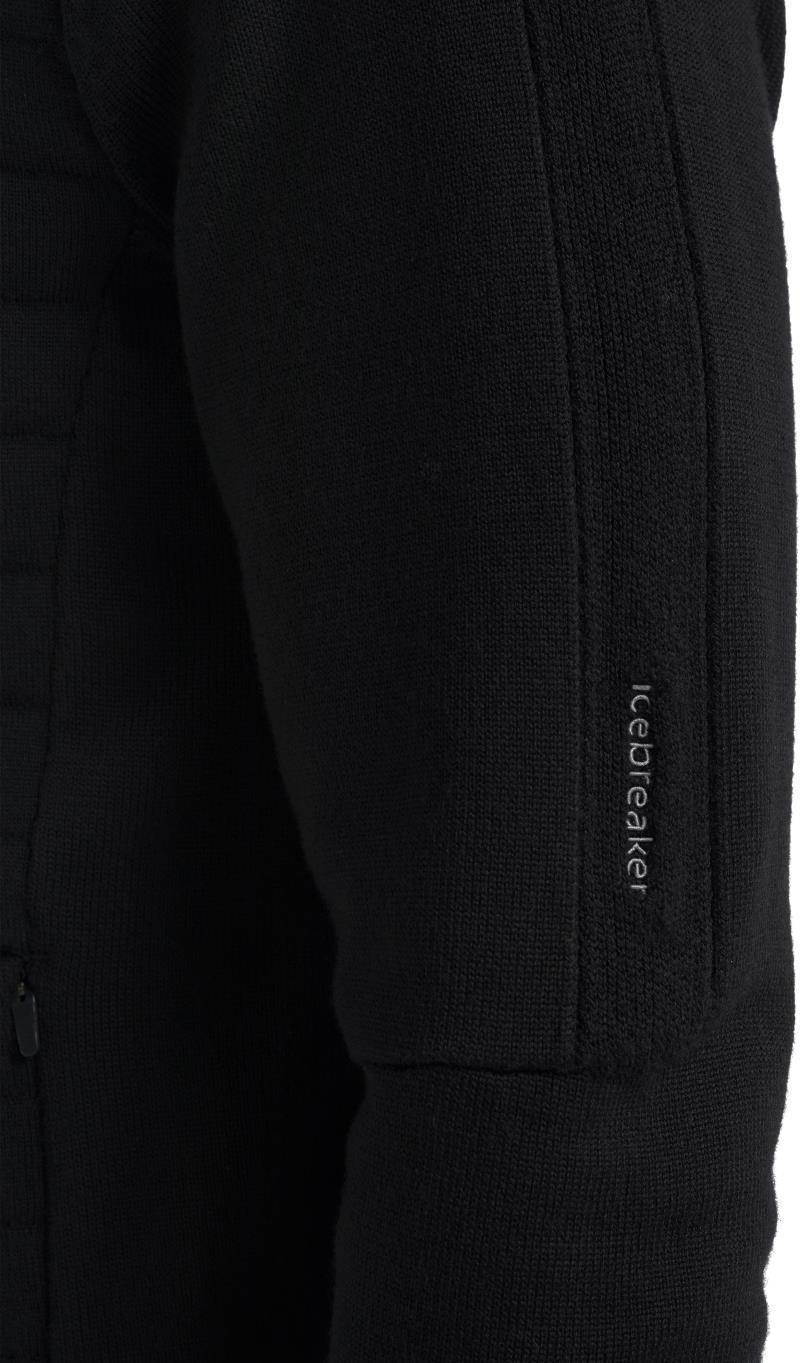 ZoneKnit Insulated LS Zip Hoodie - Mens - Black 7