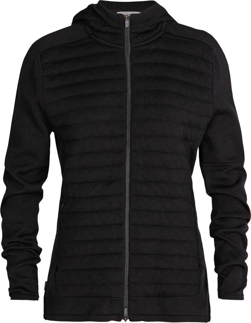 ZoneKnit Insulated LS Zip Hoodie - Womens - Black 1