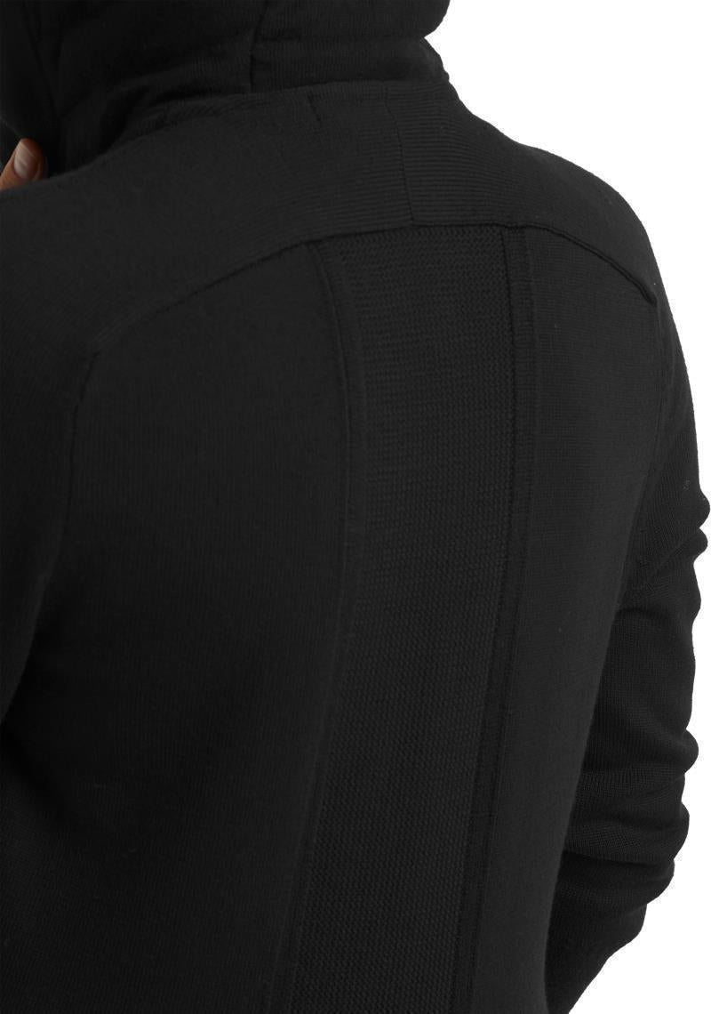 ZoneKnit Insulated LS Zip Hoodie - Womens - Black 6