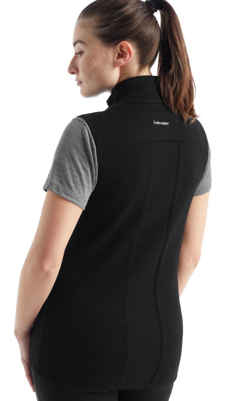 ZoneKnit Insulated Vest - Womens - Black 3