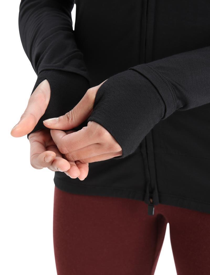 ZoneKnit LS Zip - Womens - Black 10