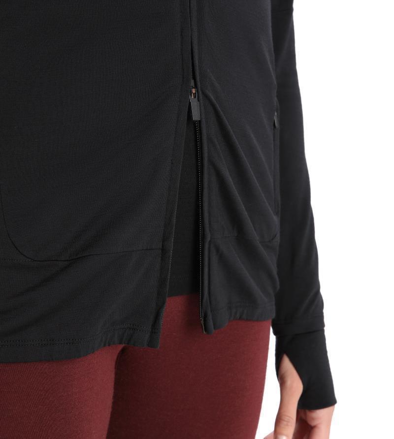 ZoneKnit LS Zip - Womens - Black 11