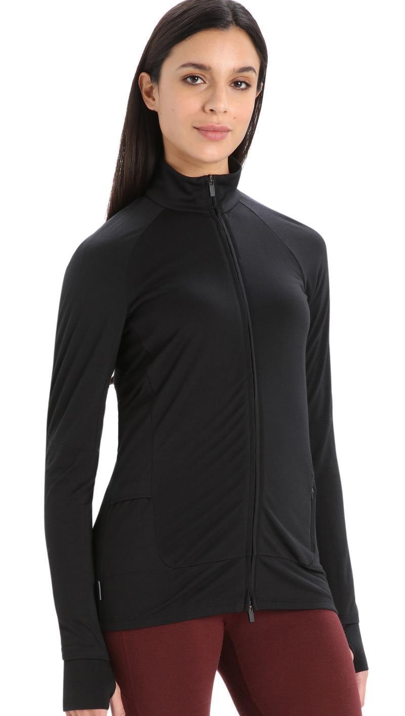 ZoneKnit LS Zip - Womens - Black 4