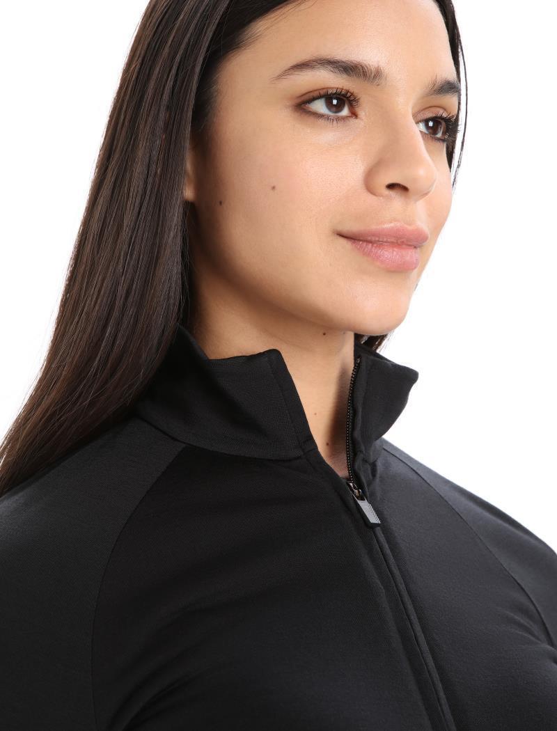 ZoneKnit LS Zip - Womens - Black 5