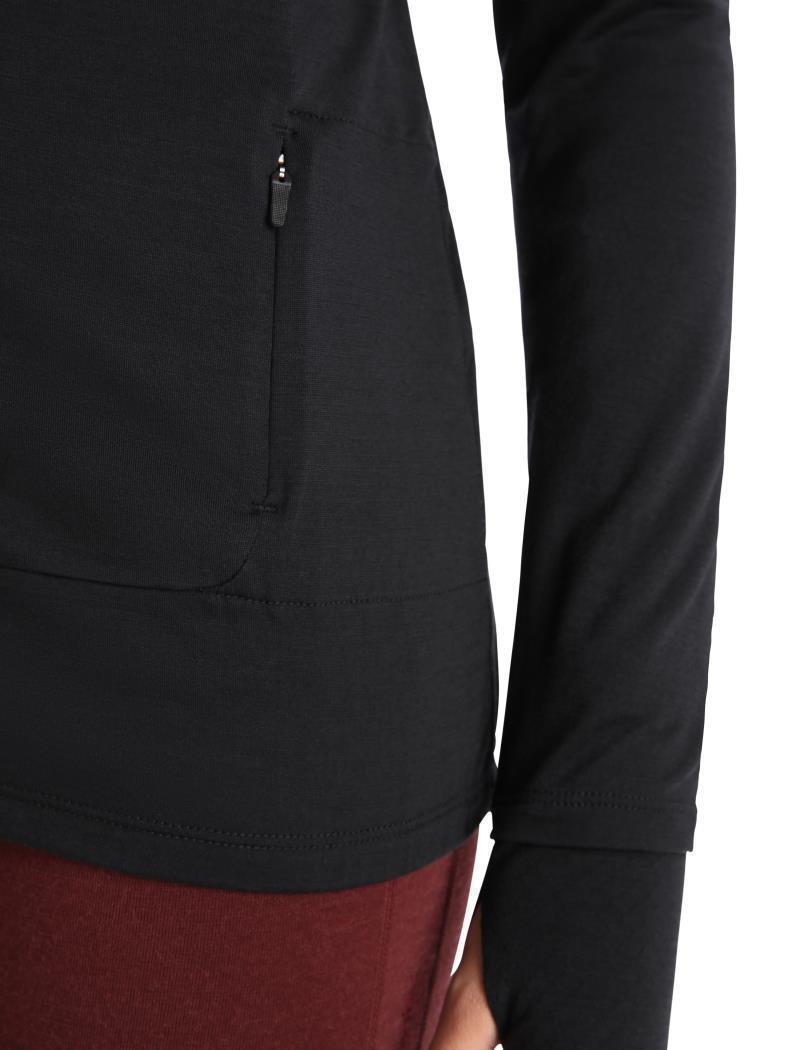 ZoneKnit LS Zip - Womens - Black 8