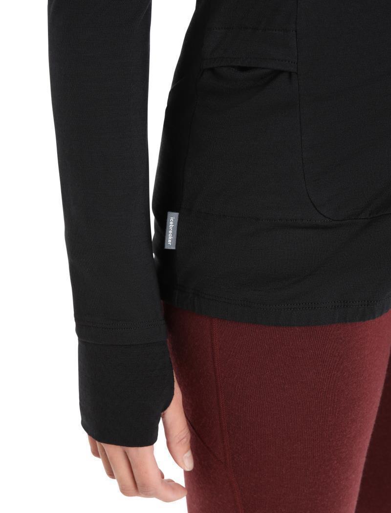 ZoneKnit LS Zip - Womens - Black 9
