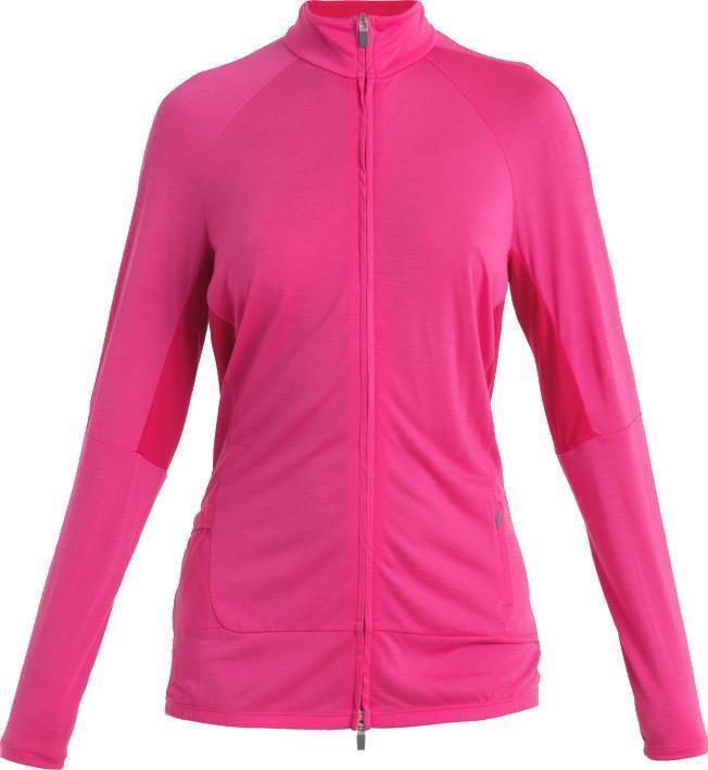 ZoneKnit LS Zip - Womens - Tempo / Electron Pink / CB 1