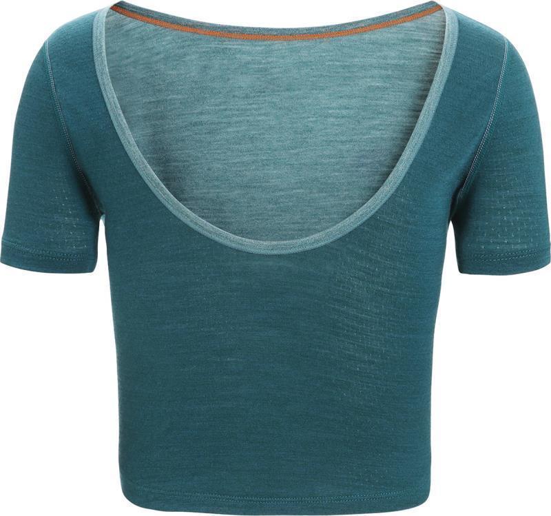 ZoneKnit SS Scoop Back Tee - Womens - Green Glory Heather / Green Glory / CB 2