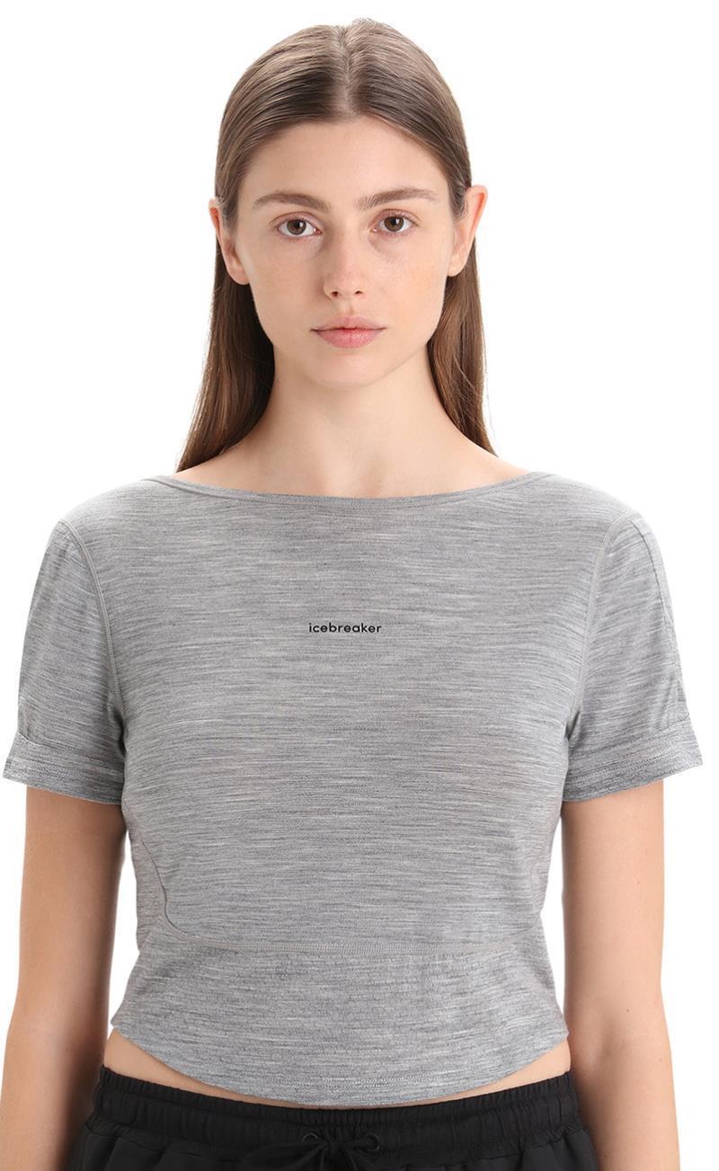 ZoneKnit SS Scoop Back Tee - Womens - Metro Heather 3