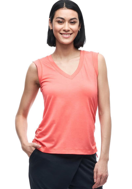 Astrid II Sleeveless Shirt - Womens - Pomelo 1