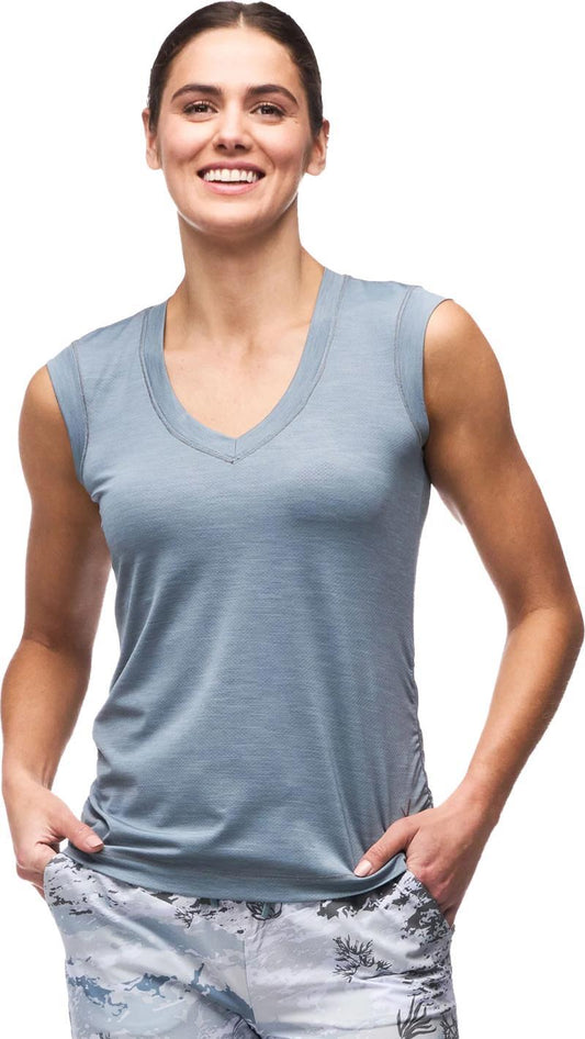 Astrid II Sleeveless Shirt - Womens - Pond 1