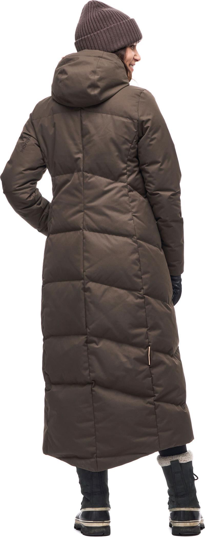 Ayaba Long Jacket - Womens - peppercorn 1