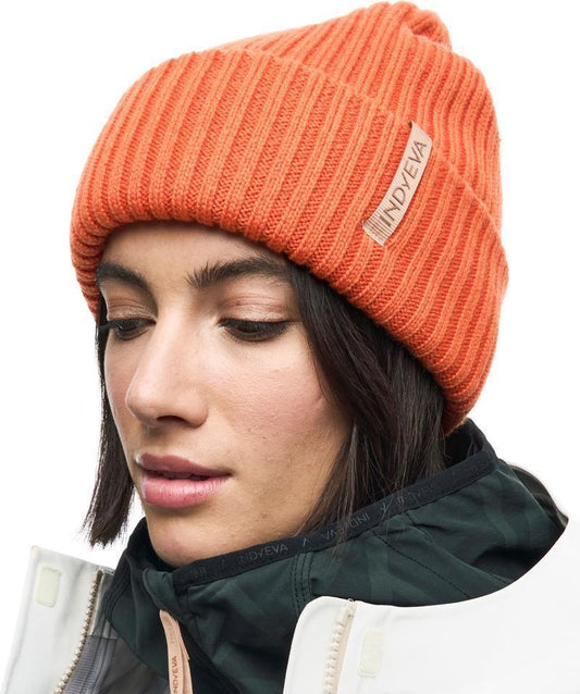 Baret Beanie - Womens - capucine 1