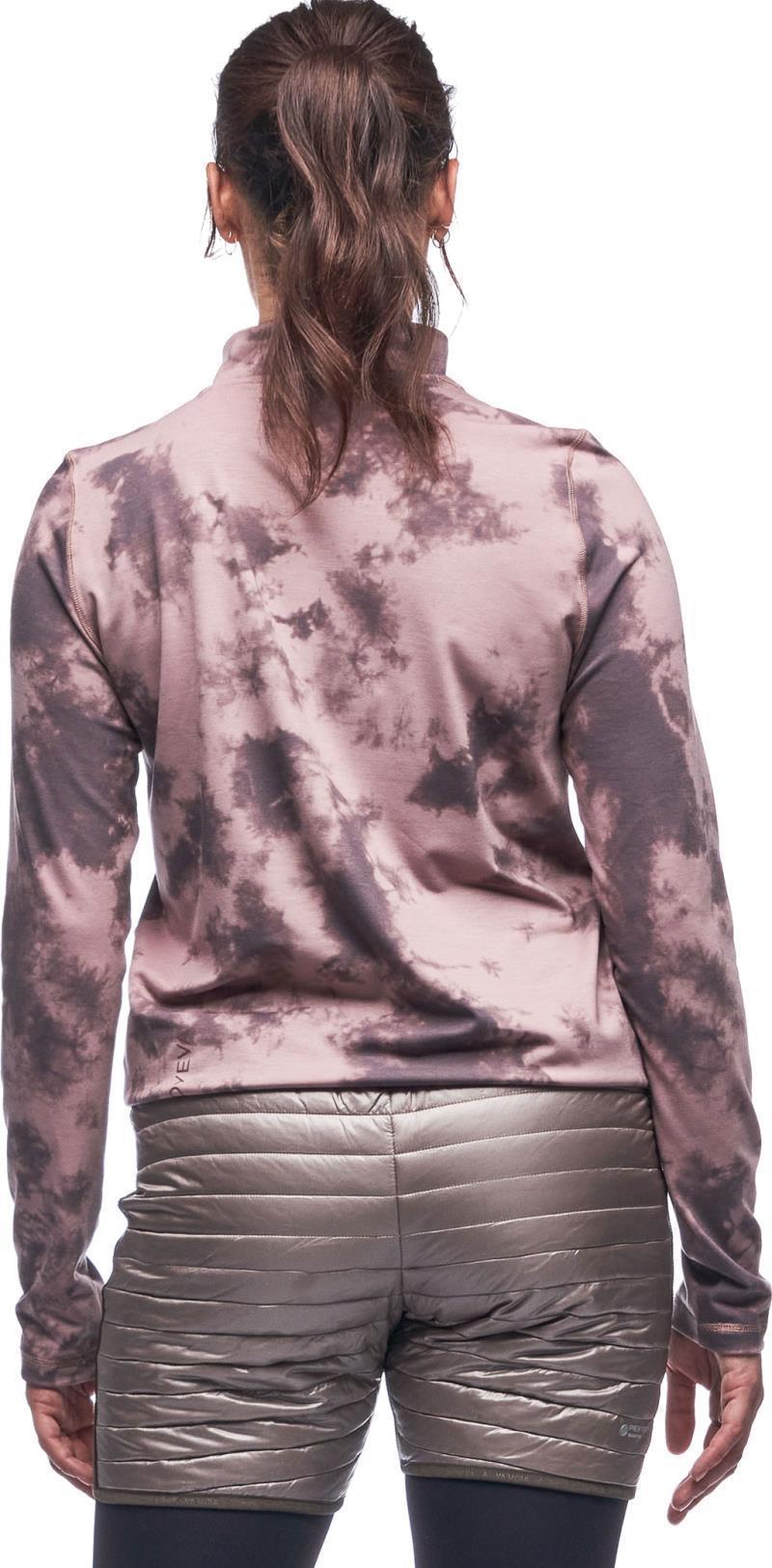 Baris LS Mock-Neck Sweater - Womens - Sepia Rose Tie Dye 3