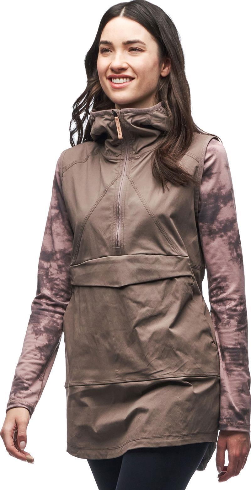 Cangur Hooded Vest - Womens - peppercorn 1