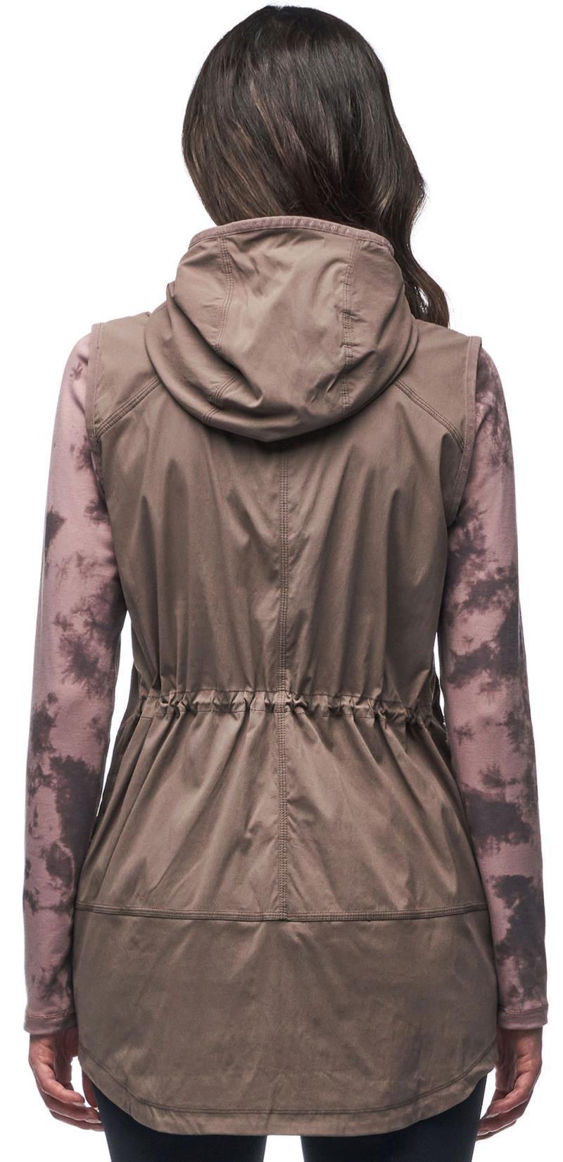 Cangur Hooded Vest - Womens - peppercorn 1
