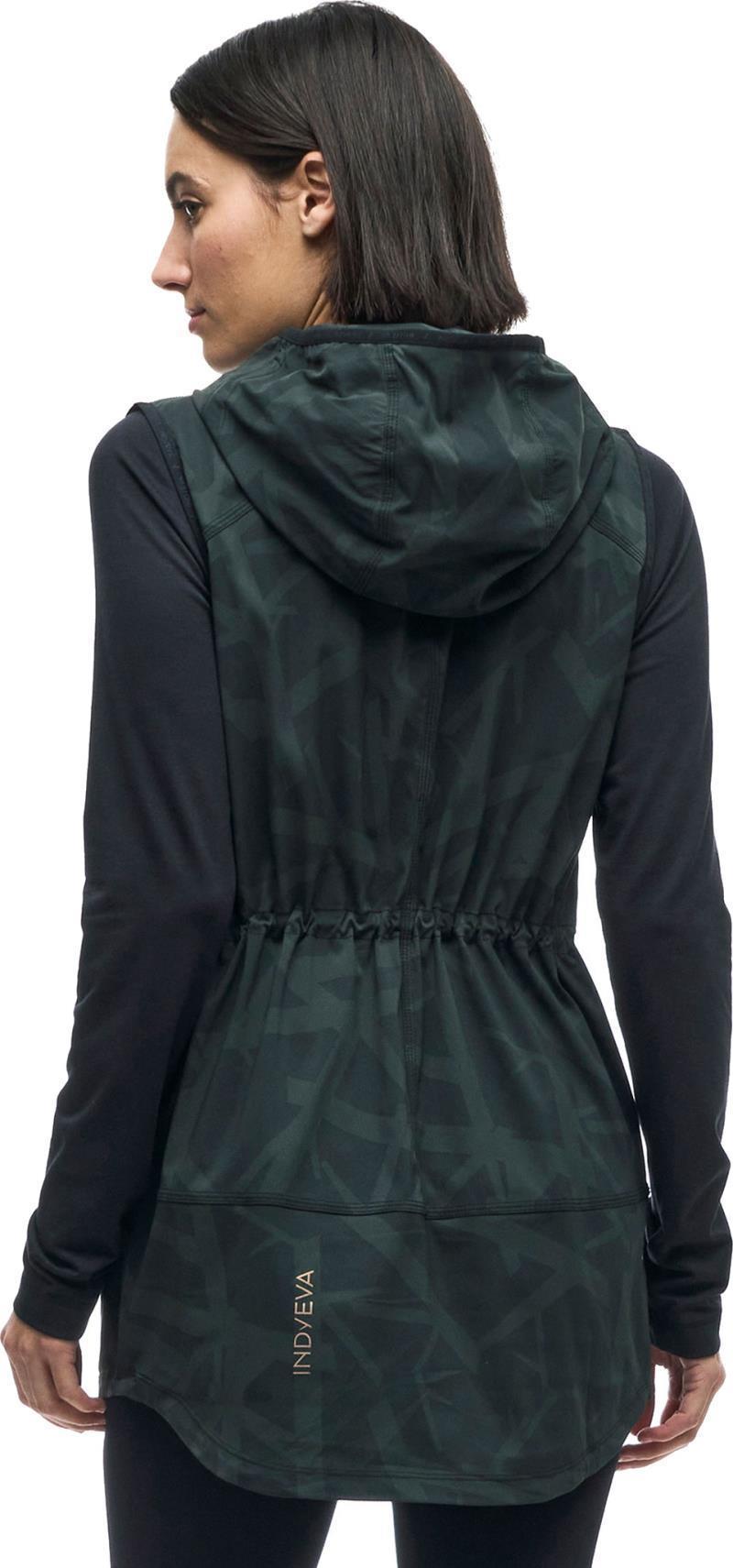 Cangur Hooded Vest - Womens - volcano y print 1