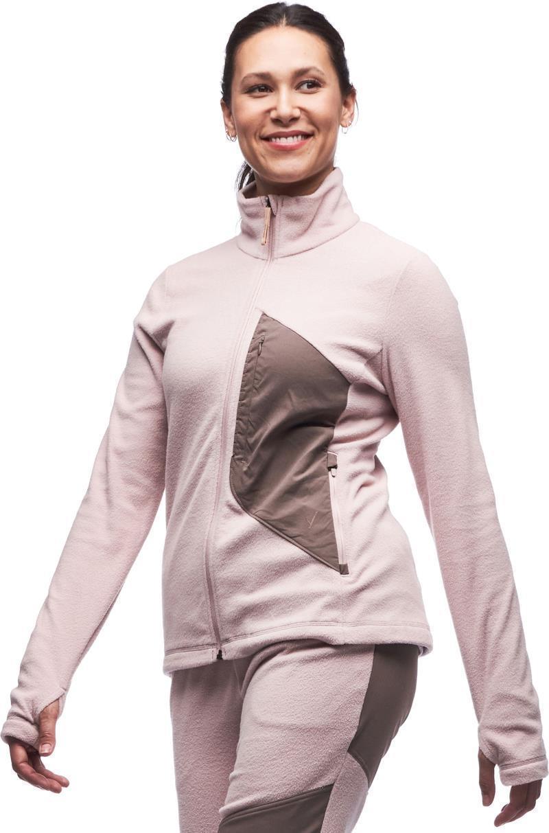 Comodo Full-Zip Fleece Vest - Womens - Rose Gold 2