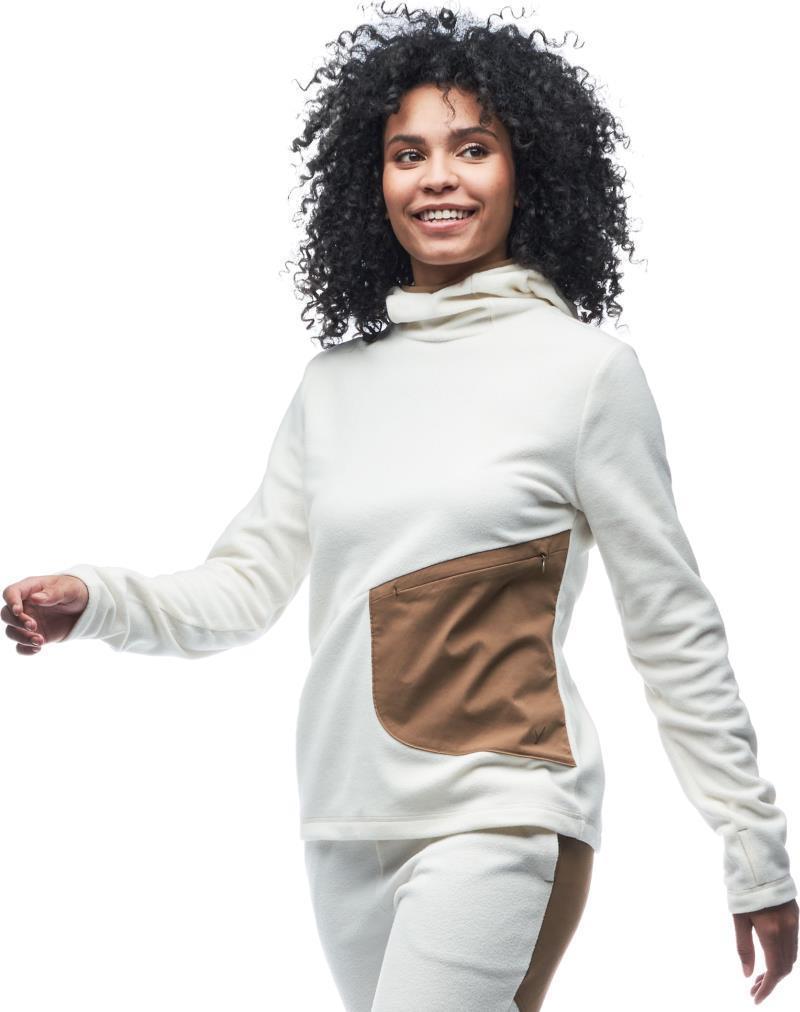 Enak Fleece Pullover Hoodie - Womens - Ecume 2