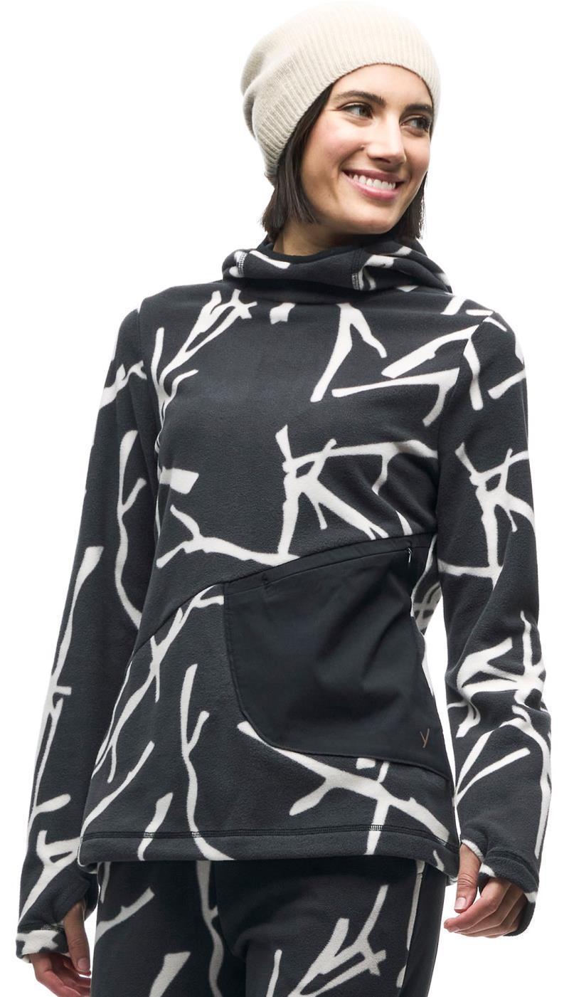 Enak Fleece Pullover Hoodie - Womens - Mercure Y Print 2