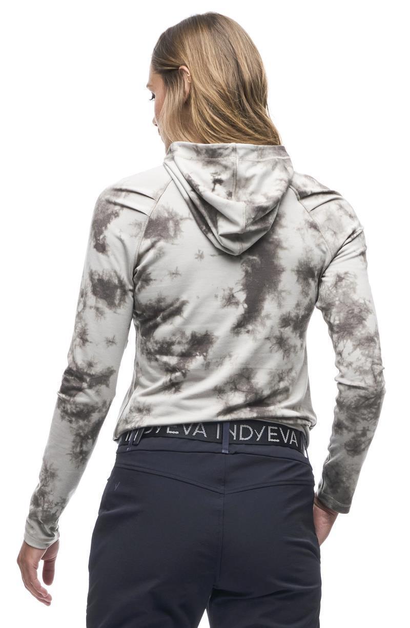 Fusta LS Hooded Shirt - Womens - Pewter Tie Dye 3