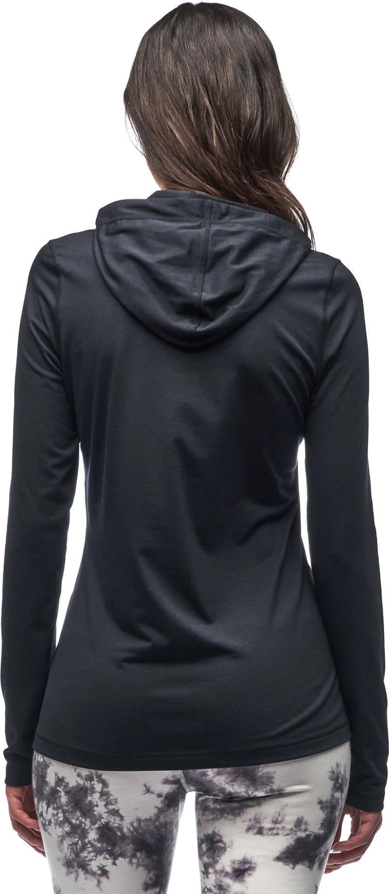 Fusta LS Hooded Sweater - Womens - Black 3