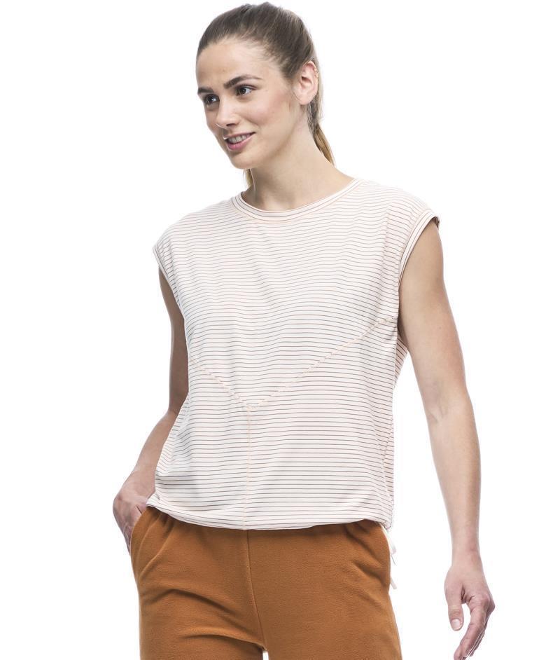 Goma Sleeveless Shirt - Womens - Chiffon Root Stripe 1