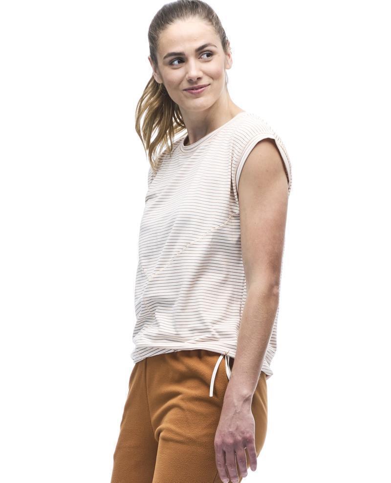 Goma Sleeveless Shirt - Womens - Chiffon Root Stripe 3