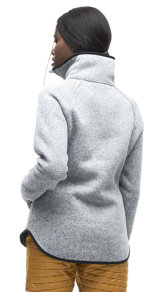 Hiti Half Zip Pullover - Womens - Grey Heather 4