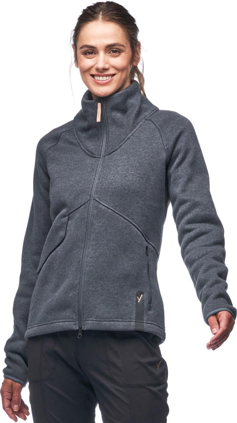 Kaula Full-Zip Polartec Thermal Vest - Womens - Denim Heather 1