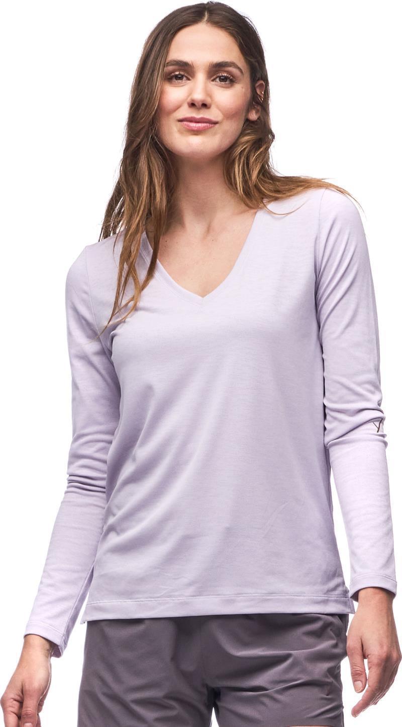 Luna LS V-Neck Shirt - Womens - Euphoria 1