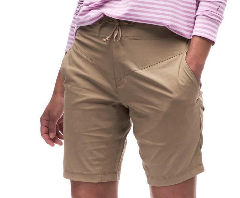 Sahra Mid Shorts - Womens - Safari 2