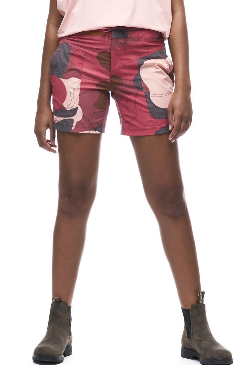 Sahra Woven Shorts - Womens - Peony Topo Print 1
