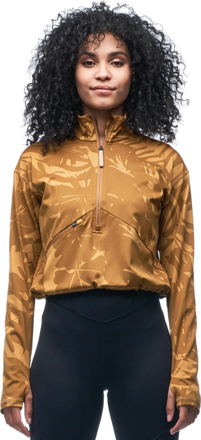 Sendero Anorak - Womens - bronze botanical print 1