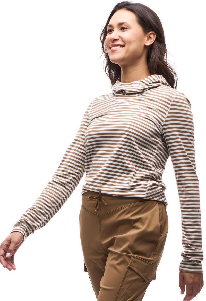 Tulum Hoody - Womens - Baileys / Winter Cloud Stripe 2
