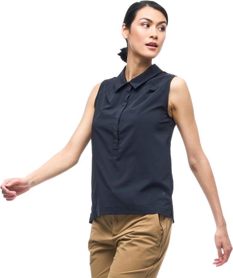 Zufara II Sleeveless Button Up - Womens - Black 4
