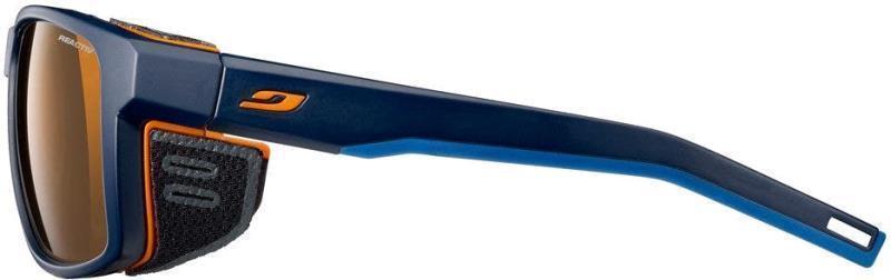 Shield - Blue / Blue / Orange Frame - Reactiv High Mountain 2-4 Brown Lens  - Not Applicable 3