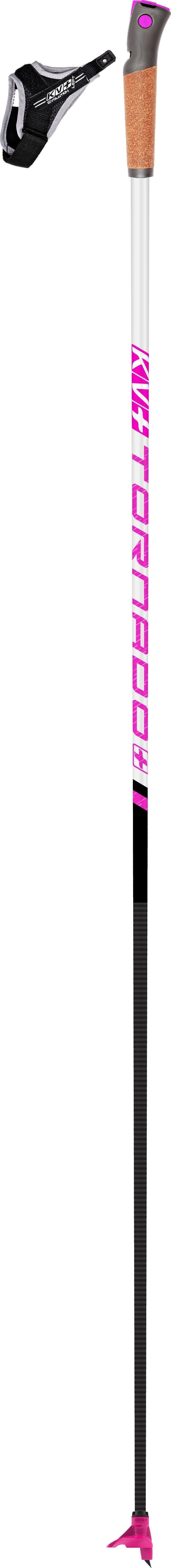 Tornado Plus Junior, Elite Clip Grip, 80% Carbon Shaft - Pair - Junior - Pink 1