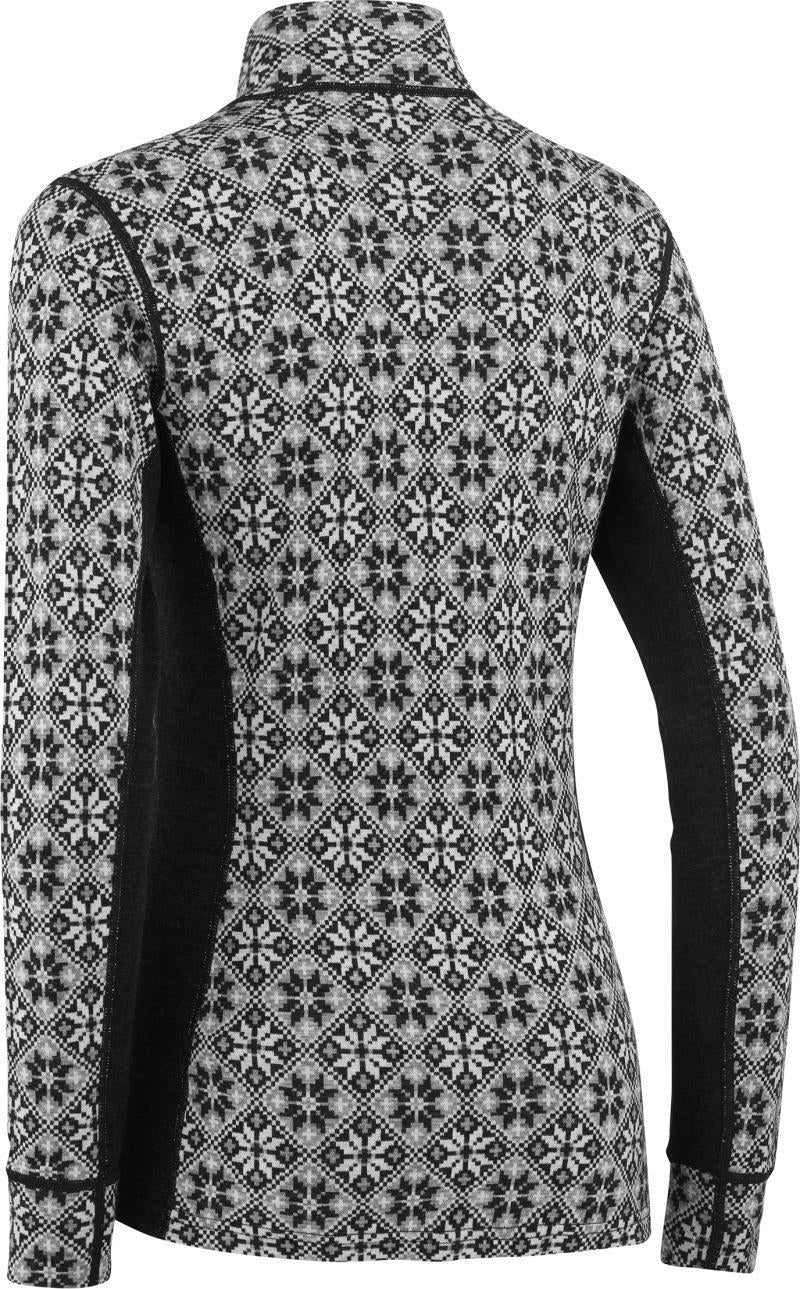 Rose Half Zip Baselayer Top - Womens - Black 2