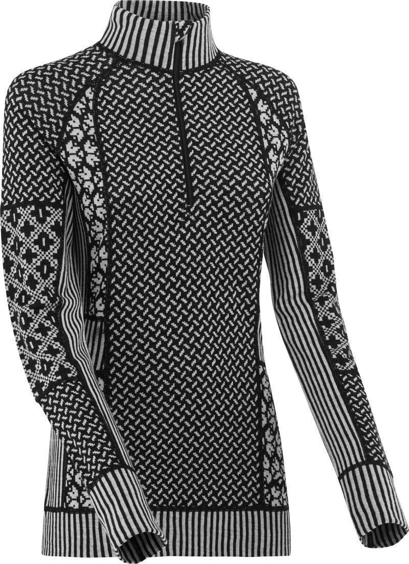 Smekker Half Zip Baselayer - Womens - Black 1
