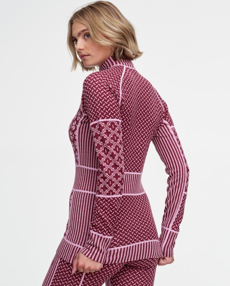 Smekker Half Zip Baselayer - Womens - Fancy 4
